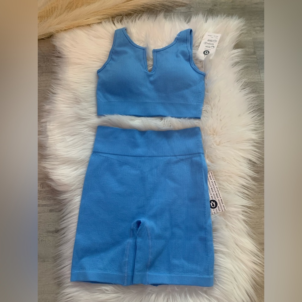 2pc ribbed workout set - Picture 3 of 7